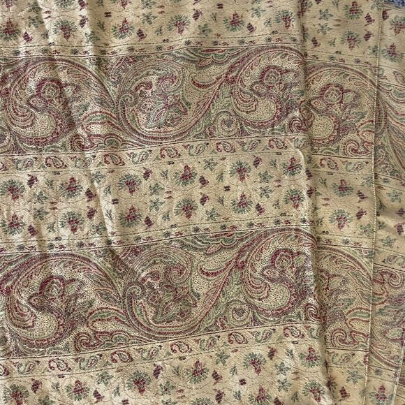 Set Of 6 XOCHI Yellow Gold Fall Autumn  19 X‎ 14 Placemats Paisley Floral - Picture 4 of 6